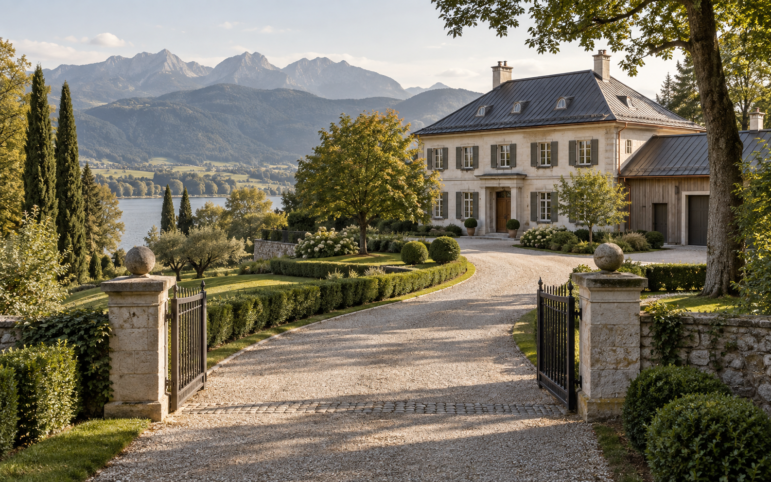 Weitläufiges mitteleuropäisches Anwesen mit Villa und gewachsenem Park